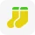 Image indicating socks are required for all children and adults in the play area
